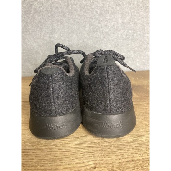 all birds W Sz 9 Shoe Charcoal Gray Wool Sneaker Lace Up Casual - Picture 3 of 7